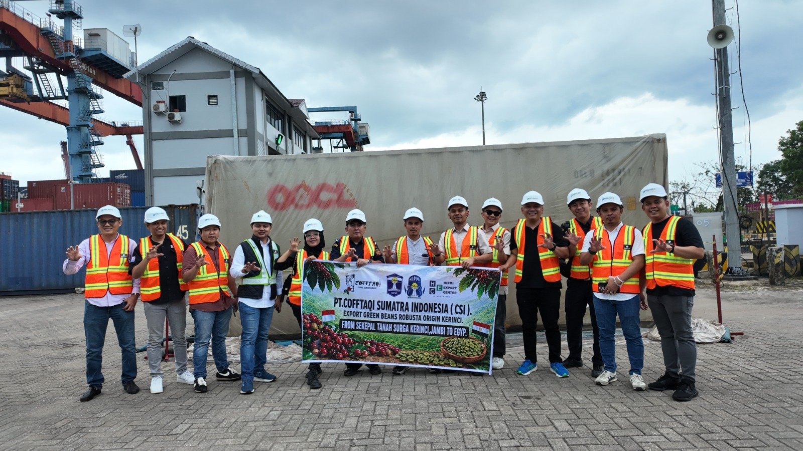 IPC TPK Jambi Dukung Ekspor 19,2 Ton Kopi Kerinci ke Mesir