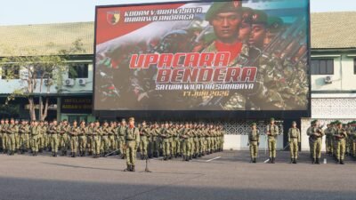 Kasdam V/Brawijaya Pimpin Upacara 17 Juni 2026, Tegaskan Penguatan Kinerja dan Ketahanan Nasional