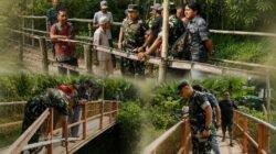 Jembatan Penghubung Dua Desa di Winongan Memprihatinkan, Dandim 0819 Turun Langsung ke Lokasi
