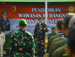 Komandan Kodim 0820/Probolinggo Pimpin Upacara Pembukaan Pendidikan Wawasan Kebangsaan dan Bela Negara di Universitas Panca Marga