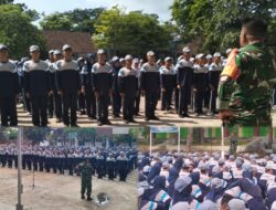 Bekali Siswa Prakerin dengan Wawasan Kebangsaan, Koramil 0819/20 Gempol Tanamkan Disiplin dan Mental Tangguh