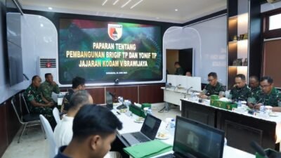 Perkuat Pertahanan Wilayah, Pangdam V/Brawijaya Pimpin Paparan DED Yonif TP Tahap IV