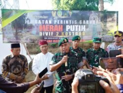 Dandim 0819/Pasuruan Dampingi Pangdivif 2 Kostrad Resmikan Jembatan Perintis Garuda