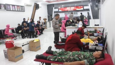 Babinsa Kodim Bojonegoro Donor Darah