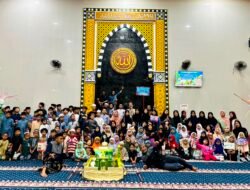 Obor Menyala Usai Hujan, Pawai 1 Muharram di Masjid Miftahul Jannah Depok Tetap Meriah