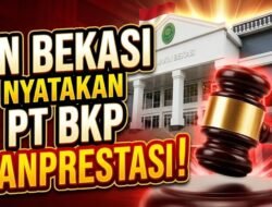 PN Bekasi Nyatakan PT BKP Wanprestasi, Gugatan PT WSR Dikabulkan Sebagian