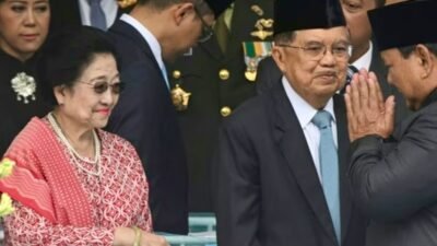 Momen Keakraban Prabowo dan Megawati Warnai Upacara Hari Lahir Pancasila