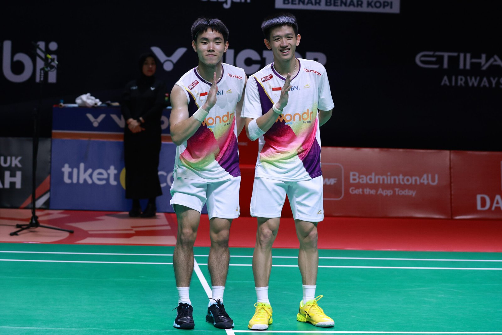 Raymond/Joaquin Singkirkan Juara Dunia, Lolos Semifinal Indonesia Open 2026