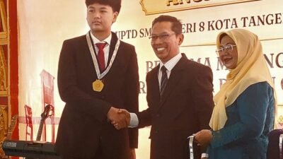 Jadi SMP Negeri Terbaik, SMPN 8 Tangsel Lepas 503 Siswa Angkatan ke-38