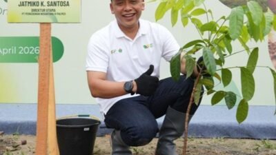 Peduli Lingkungan, PTPN IV PalmCo Tanam 76.555 Pohon dalam Tiga Tahun