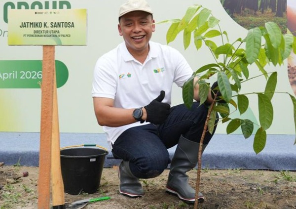 Peduli Lingkungan, PTPN IV PalmCo Tanam 76.555 Pohon dalam Tiga Tahun
