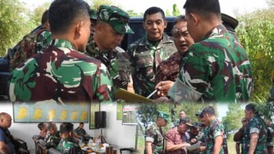 Waasrendam V/Brawijaya Tinjau Lahan Rencana Pembentukan Batalyon TP di Pasuruan, Dandim 0819 Dampingi Langsung