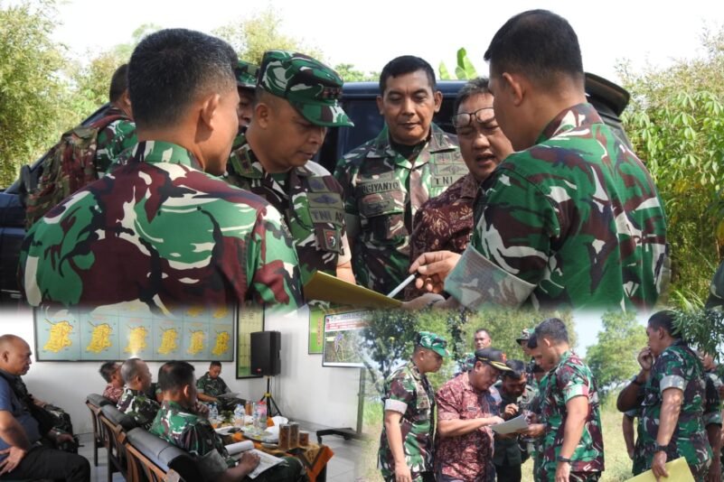 Waasrendam V/Brawijaya Tinjau Lahan Rencana Pembentukan Batalyon TP di Pasuruan, Dandim 0819 Dampingi Langsung