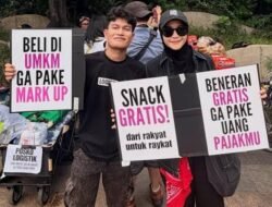 Datangi Aksi Mahasiswa di Bundaran HI, Zaskia Adya Mecca Salurkan Bantuan dan Dukungan