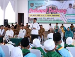 240 Jamaah Haji Asahan Disambut Haru di Gedung Tahfiz