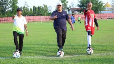 Bupati Asahan Resmi Buka Turnamen Sepak Bola HUT Bhayangkara ke-80 Tahun 2026