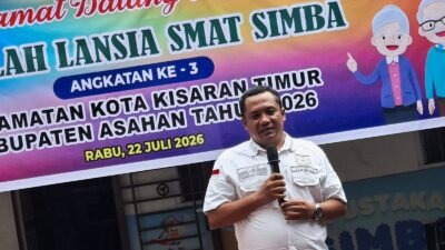 Camat Kisaran Timur Dukung Sekolah Lansia