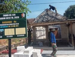 TMMD 129 Bojonegoro Kebut Rehabilitasi RTLH