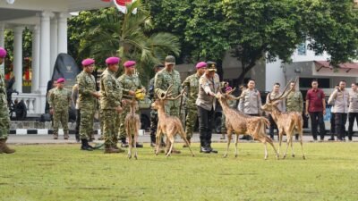 Kapolda Metro Jaya dan Pangdam Jaya Perkuat Sinergi dengan Korps Marinir