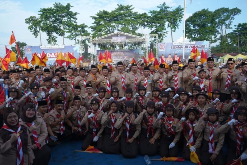 Wabup Asahan Hadiri Pembukaan Jamda XI Pramuka Sumut