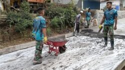 Prada Pramudya Okta Optimalkan Arco, Percepat Pembangunan Rabat Beton TMMD