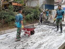 Prada Pramudya Okta Optimalkan Arco, Percepat Pembangunan Rabat Beton TMMD