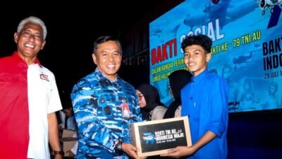 Hari Bakti ke-79 TNI AU, Lanud Halim Gelar Baksos di Lubang Buaya
