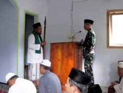 Prada Fahmi Rizad Jadi Bilal Salat Jumat, Satgas TMMD Perkuat Nilai Keagamaan