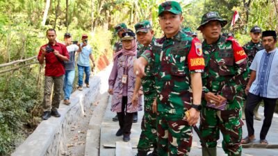 Danrem 083/Baladhika Jaya Tinjau TMMD ke-129, Pastikan Pembangunan Tepat Sasaran bagi Masyarakat