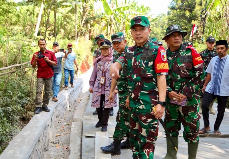 Danrem 083/Baladhika Jaya Tinjau TMMD ke-129, Pastikan Pembangunan Tepat Sasaran bagi Masyarakat