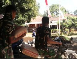 Dukung TMMD Kodim Lumajang, Warga Pinjamkan Motor Angkut Material