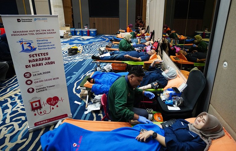 Dari Hari Jadi untuk Sesama, IPC TPK Himpun 128 Kantong Darah