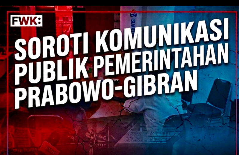 FWK: Komunikasi Publik Pemerintahan Prabowo-Gibran Perlu Lebih Berempati