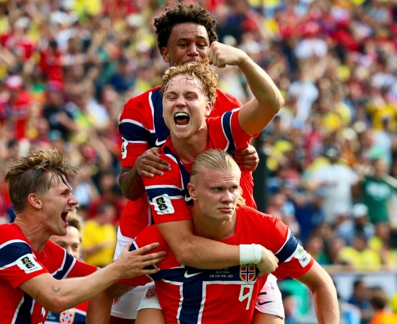 Norwegia Pulangkan Brasil, Haaland Borong Dua Gol