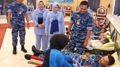 Sambut Hari Bakti Ke-79 TNI AU, Lanud Halim Perdanakusuma Gelar Donor Darah