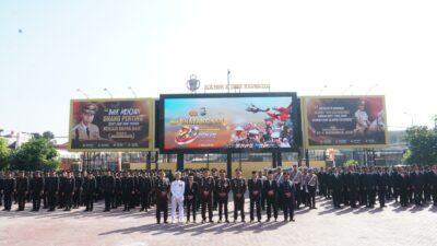 Upacara Hari Bhayangkara ke-80, Polresta Sidoarjo Teguhkan Komitmen Melayani Masyarakat