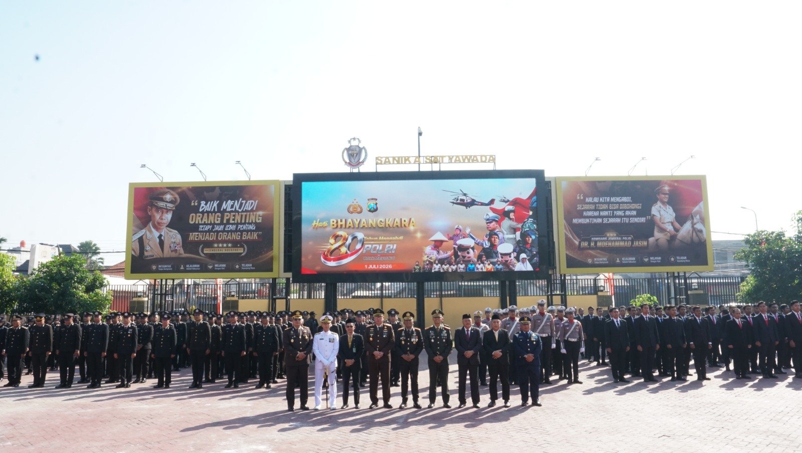 Upacara Peringatan Hari Bhayangkara ke-80