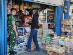 Jaga Stabilitas Pangan, Babinsa Wonosari Intensifkan Komsos Bersama Pedagang