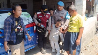 Respons Cepat Hotline 110, Polsek Krian Berhasil Pertemukan Anak Hilang dengan Orang Tuanya