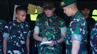 Tinjau Progres Yonif TP 541/KJS di Panceng, Pangdam V/Brawijaya: Kehadiran TNI Harus Bermanfaat bagi Warga Gresik