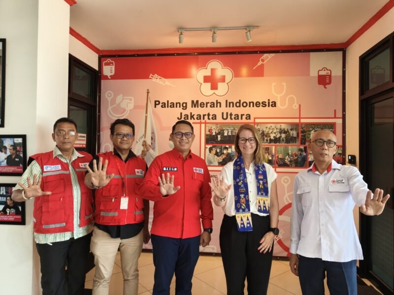 Akademisi Umeå University Swedia Berkunjung ke PMI Jakarta Utara, Bahas Strategi Penguatan Karakter Relawan