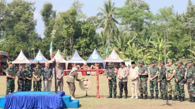 Bupati Lumajang Resmi Buka TMMD ke-129 TA 2026, Percepat Pembangunan Desa Ledok Tempuro