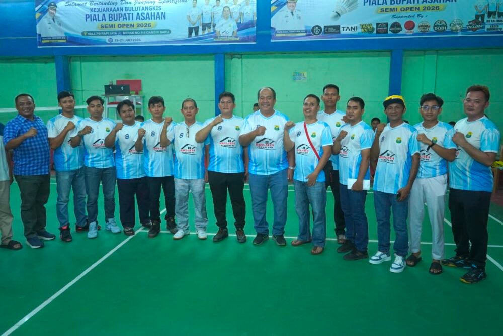 Cetak Atlet Berprestasi, Bupati Taufik Zainal Abidin Resmi Buka Turnamen Bulutangkis Semi Open Asahan 2026