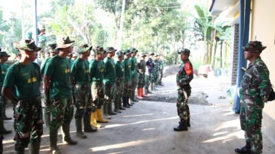 Satgas TMMD ke-129 Kodim 0821/Lumajang Gelar Apel Pagi, Perkuat Disiplin dan Optimalkan Percepatan Pembangunan di Ledoktempuro