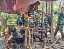 Program Unggulan TNI AD TMMD ke-129, Pengeboran Lima Titik Sumur Bor Dimulai di Gucialit