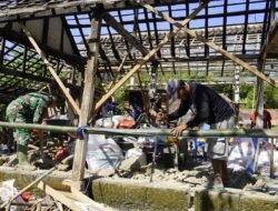 Berkat TMMD 129 Bojonegoro, Rumah Bapak Ladi Dibagun Melalui Program Aladin