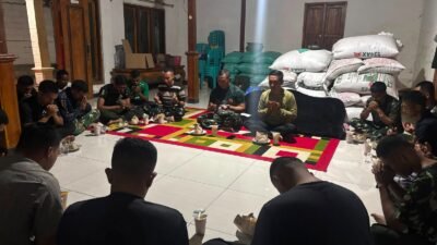 Panen Melimpah, Warga dan Satgas TMMD 129 Bojonegoro Gelar Tasyakuran