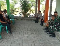 Perkuat Kebersamaan, Satgas TMMD 129 Bojonegoro Ramah Tamah Bersama Pemdes Kesongo