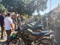 Kodim 0819/Pasuruan Gelar Pemeriksaan Kendaraan Dinas di Koramil Lumbang