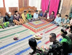Ikuti Tahlilan: Satgas TMMD 129 Bojonegoro Merajut Doa Bersama